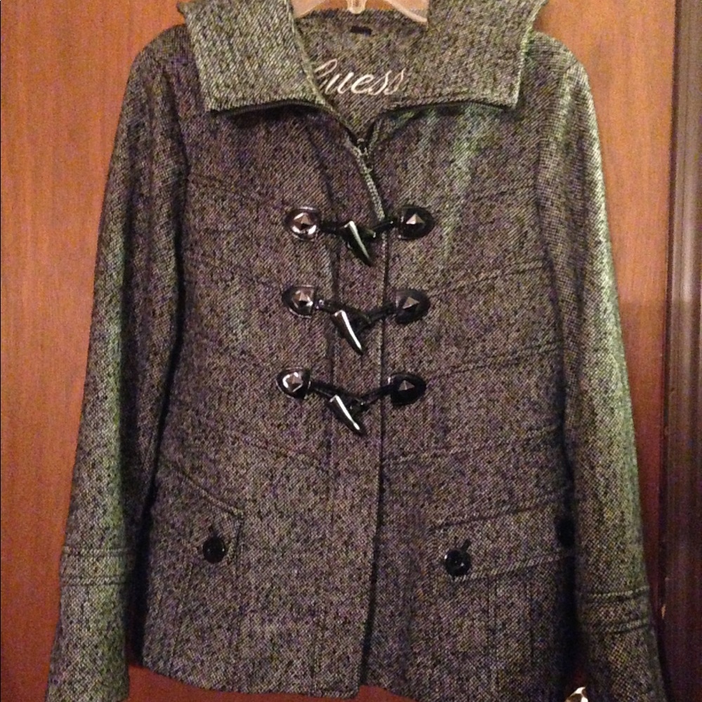 🔥Final Price Drop🔥EUC Guess Grey Jacket Size XL